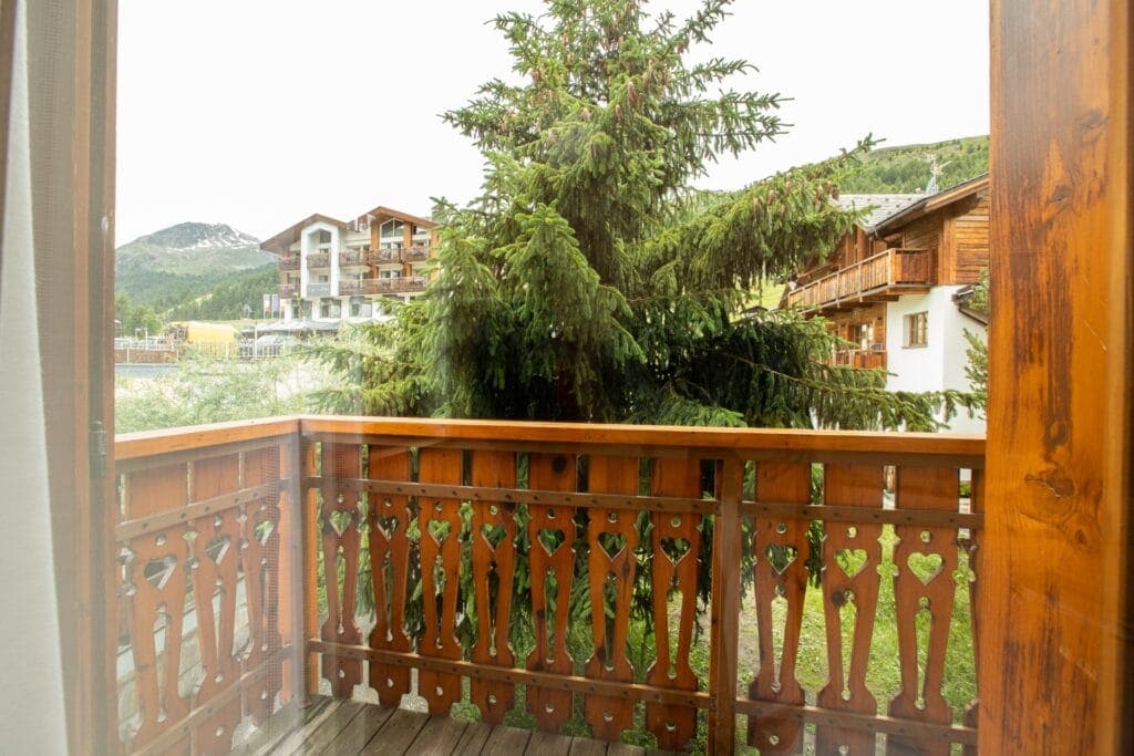 Terrazza appartamento 1 chalet sebastian livigno