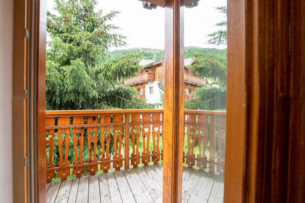 Terrazza appartamento 1 chalet sebastian livigno