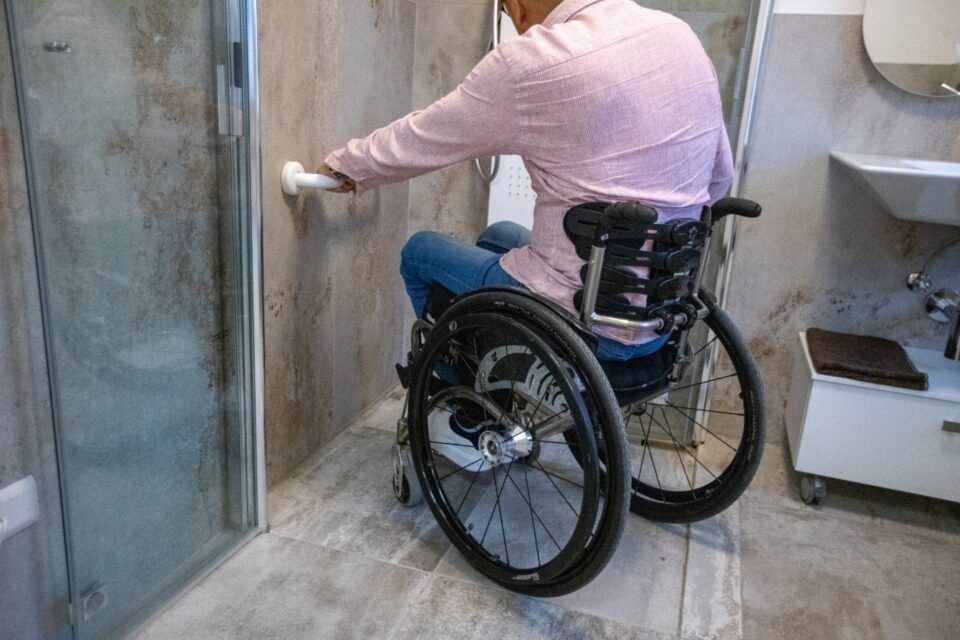 Bagno appartamento 2 disabili chalet sebastian livigno 2