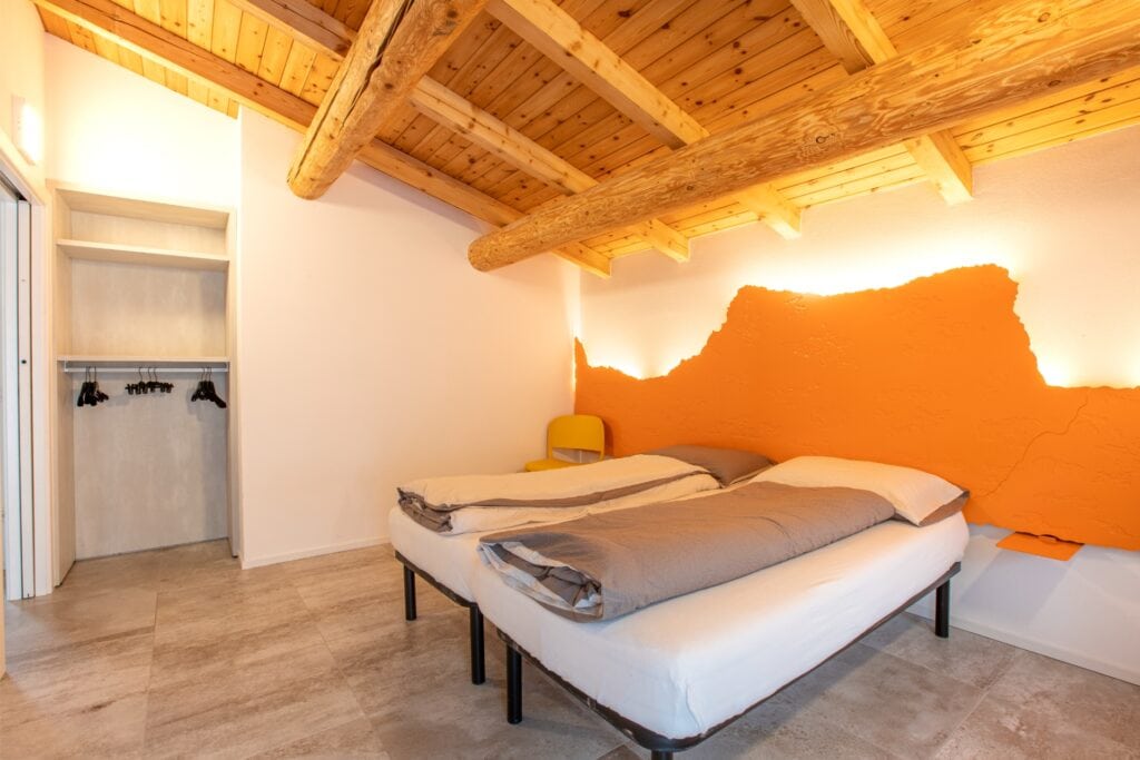Camera doppia appartamento 4 chalet sebastian livigno